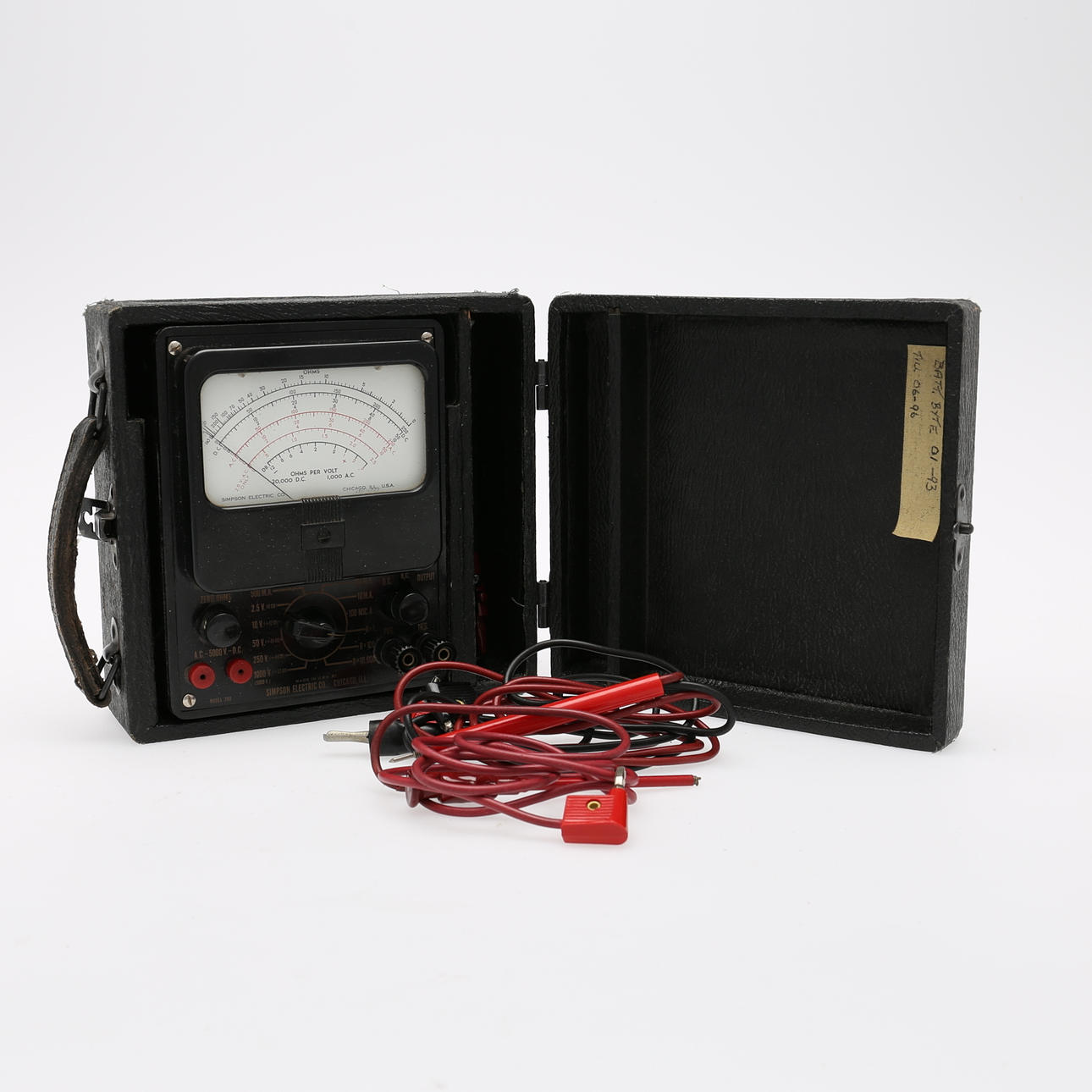 MEASURING INSTRUMENTS, Simpson Electric Co, Chicago.