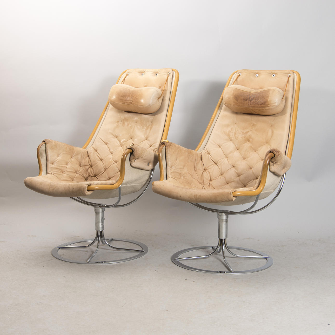 FÅTÖLJER, 1 par, "Jetson", Bruno Mathsson.