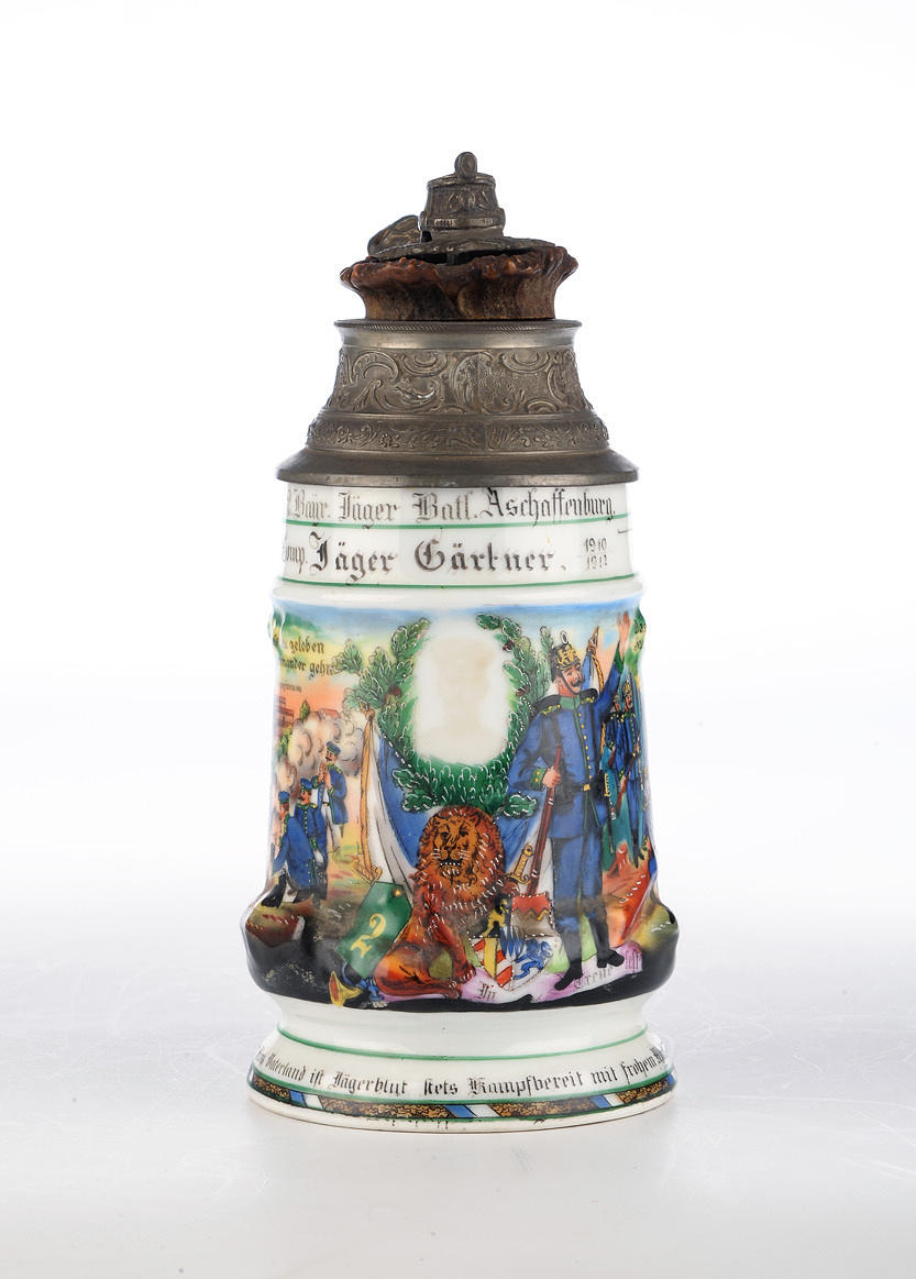 RESERVIST KANNA. 2:a Bayerska jägare bataljonen Aschaffenburg, 2. Företag jägare 1910/12.