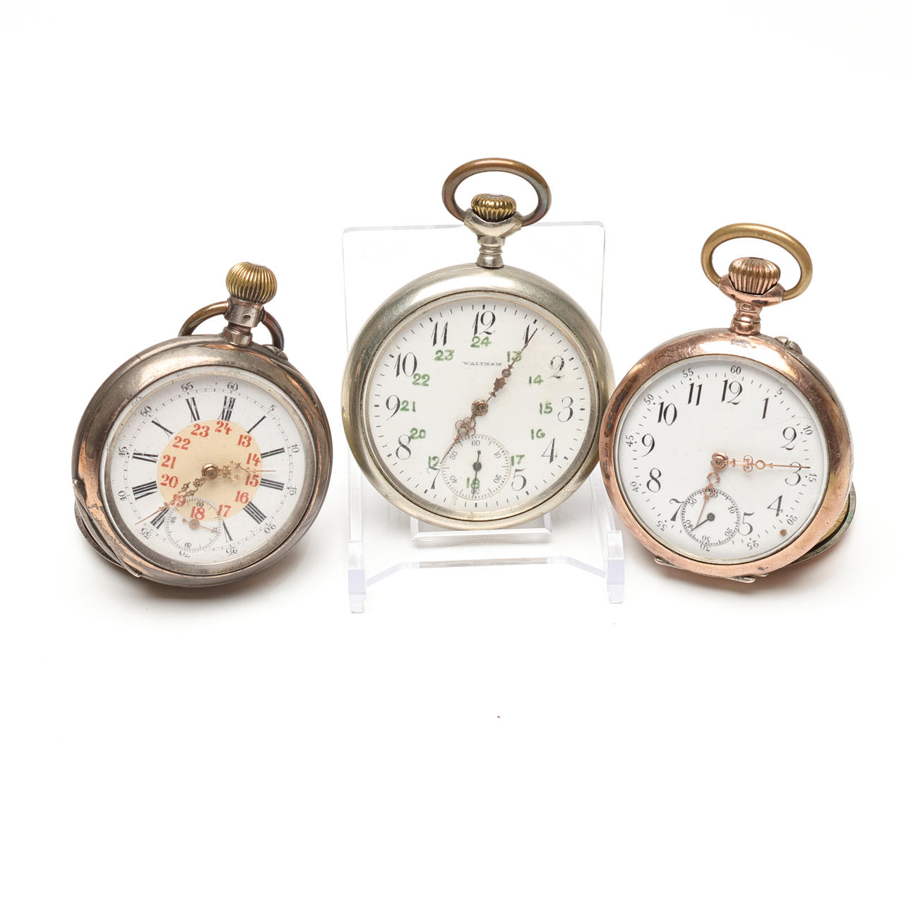 FICKUR, 3 st, bl.a. silver.