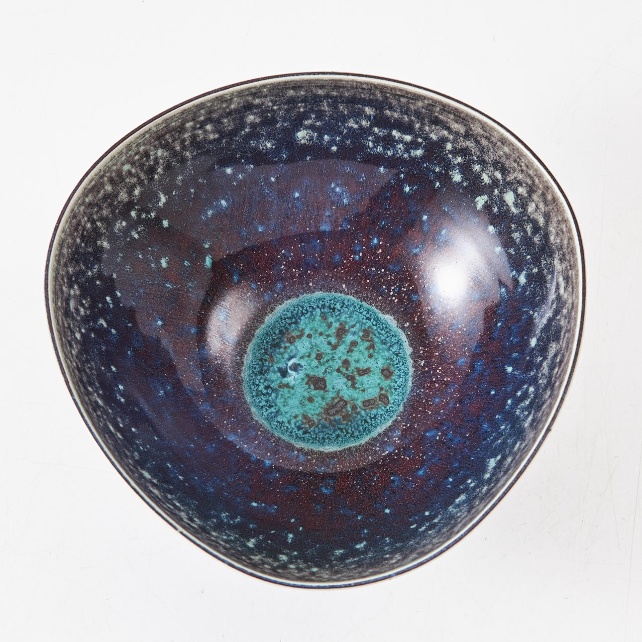 BERNDT FRIBERG. Bowl, Gustavsberg studio, stoneware with aniara