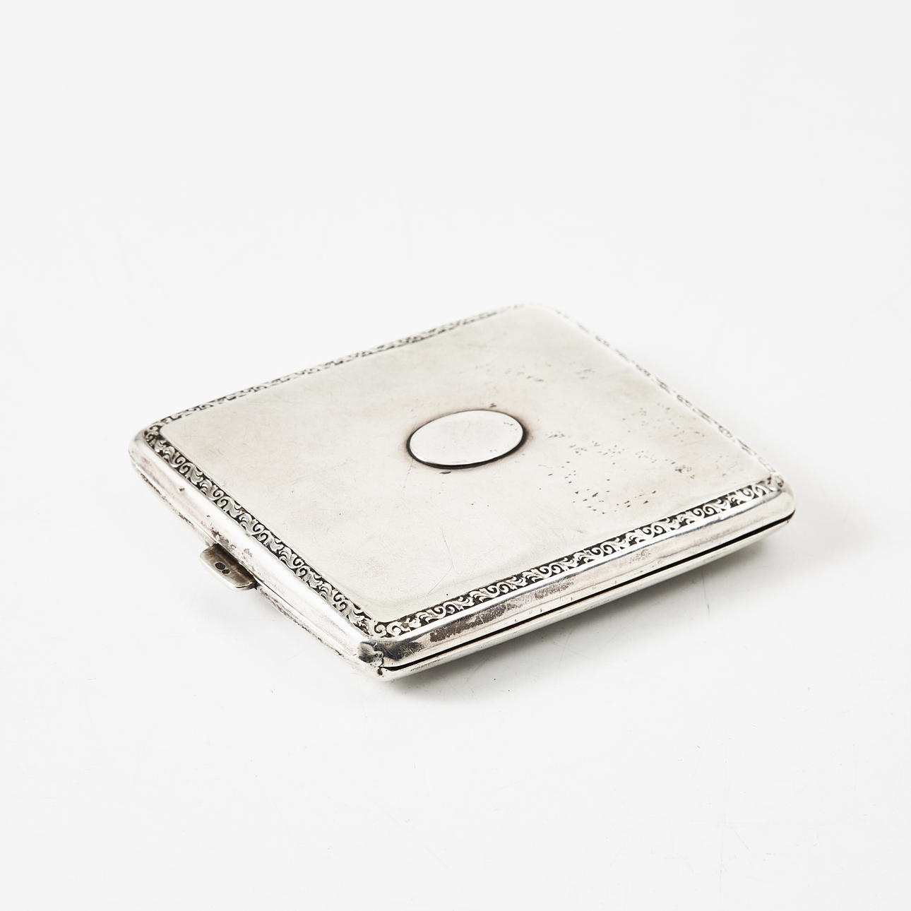 CIGARETTETUI, silver, 1900-tal, importstämplad.