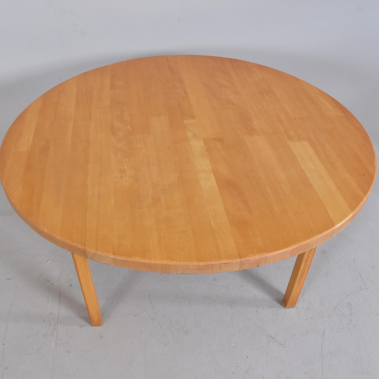 SOFFBORD, massiv fur, 1970-tal.