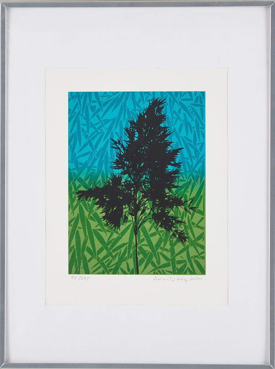 ARNOLD HAGSTRÖM (b. 1958) Grass, colour lithograph, signed, numbered 95/295.