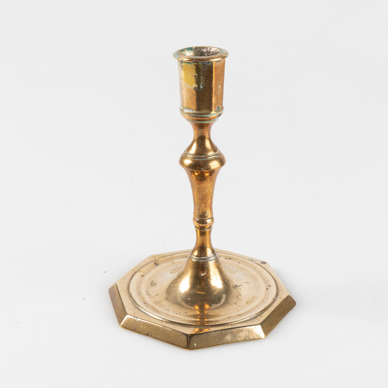 LJUSSTAKE, brons, senbarock, 1700-tal.