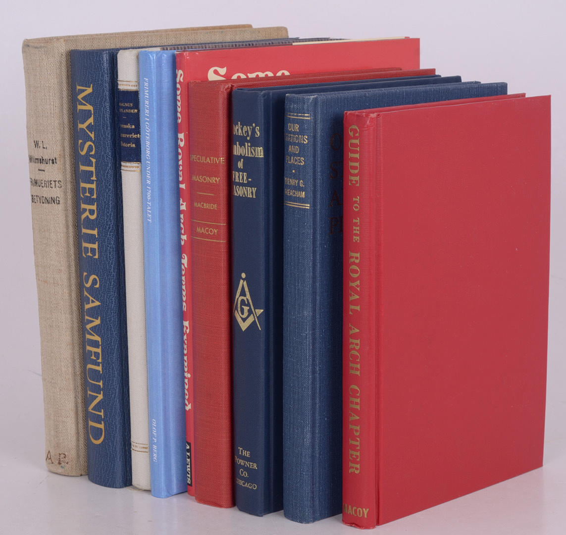 FRIMURERI. 9 volymer.