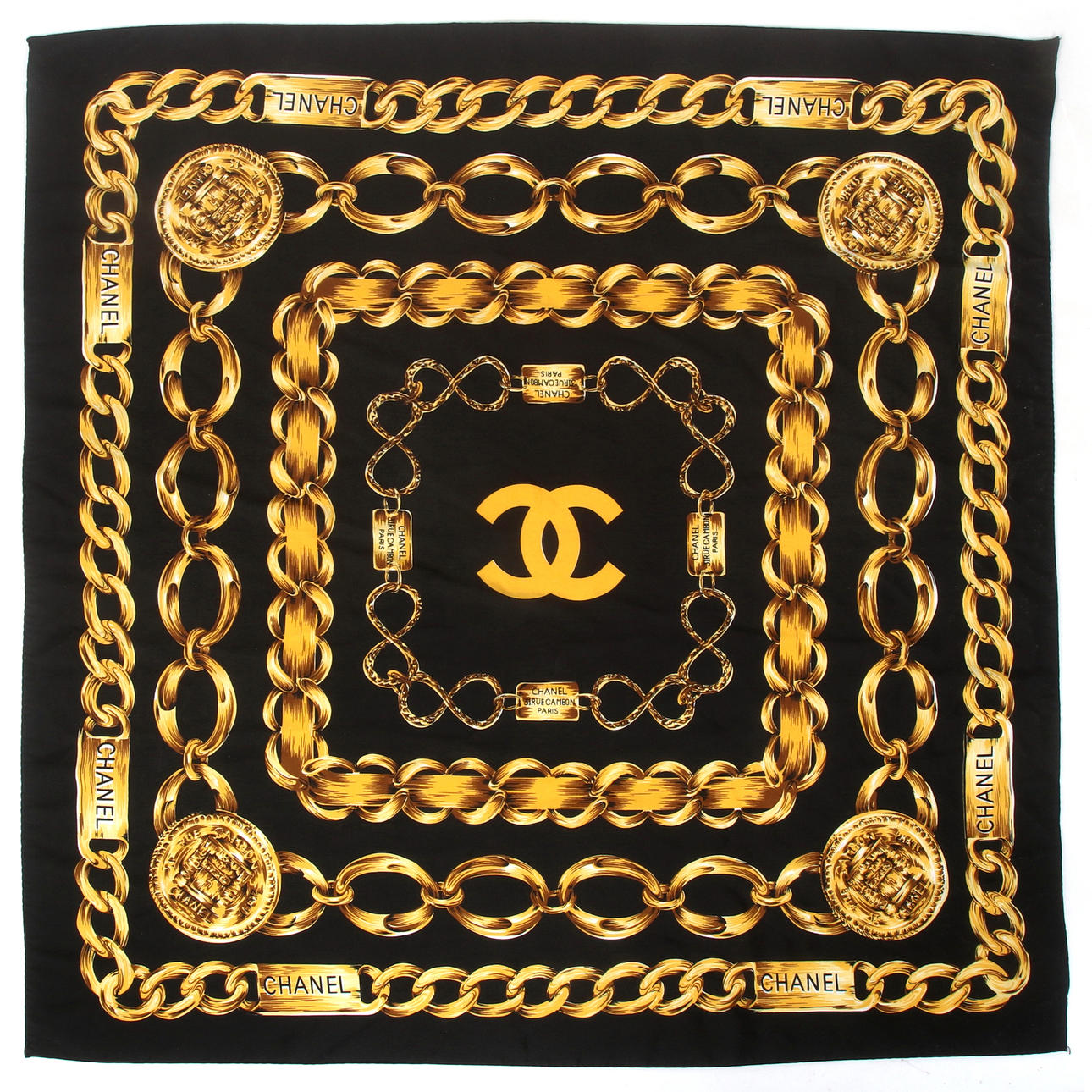 CHANEL, scarf, siden, "31 Rue Cambon".