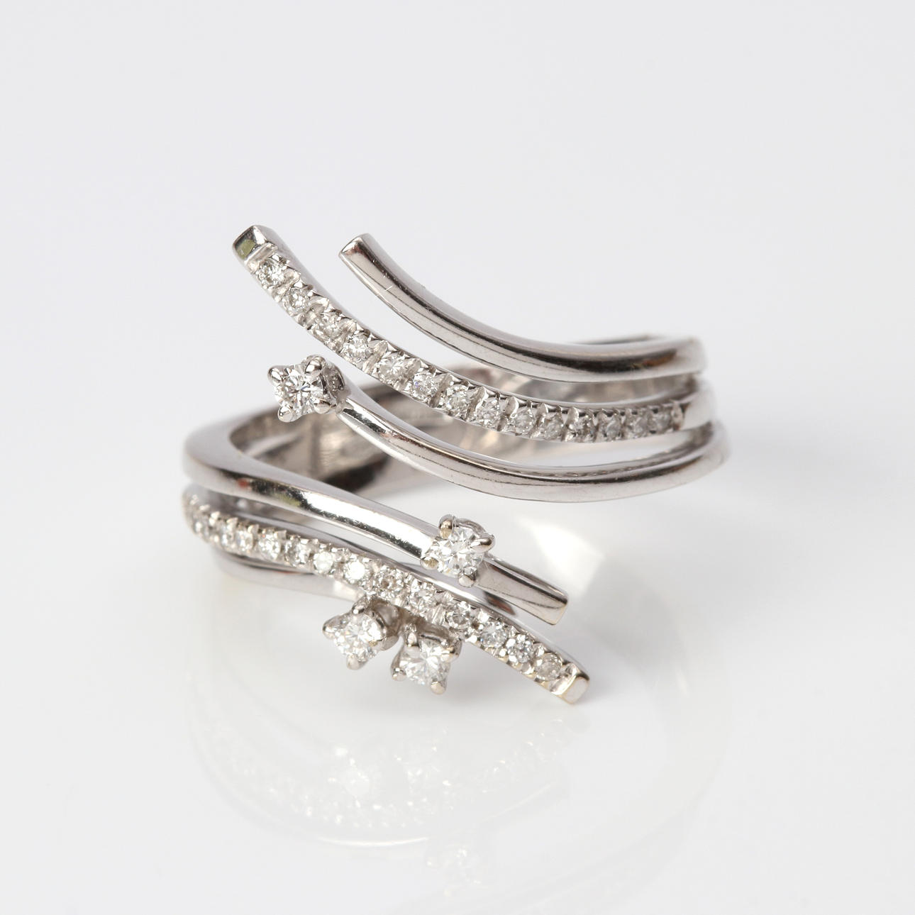 DIAMANTRING 18K ca 0,35 ct.