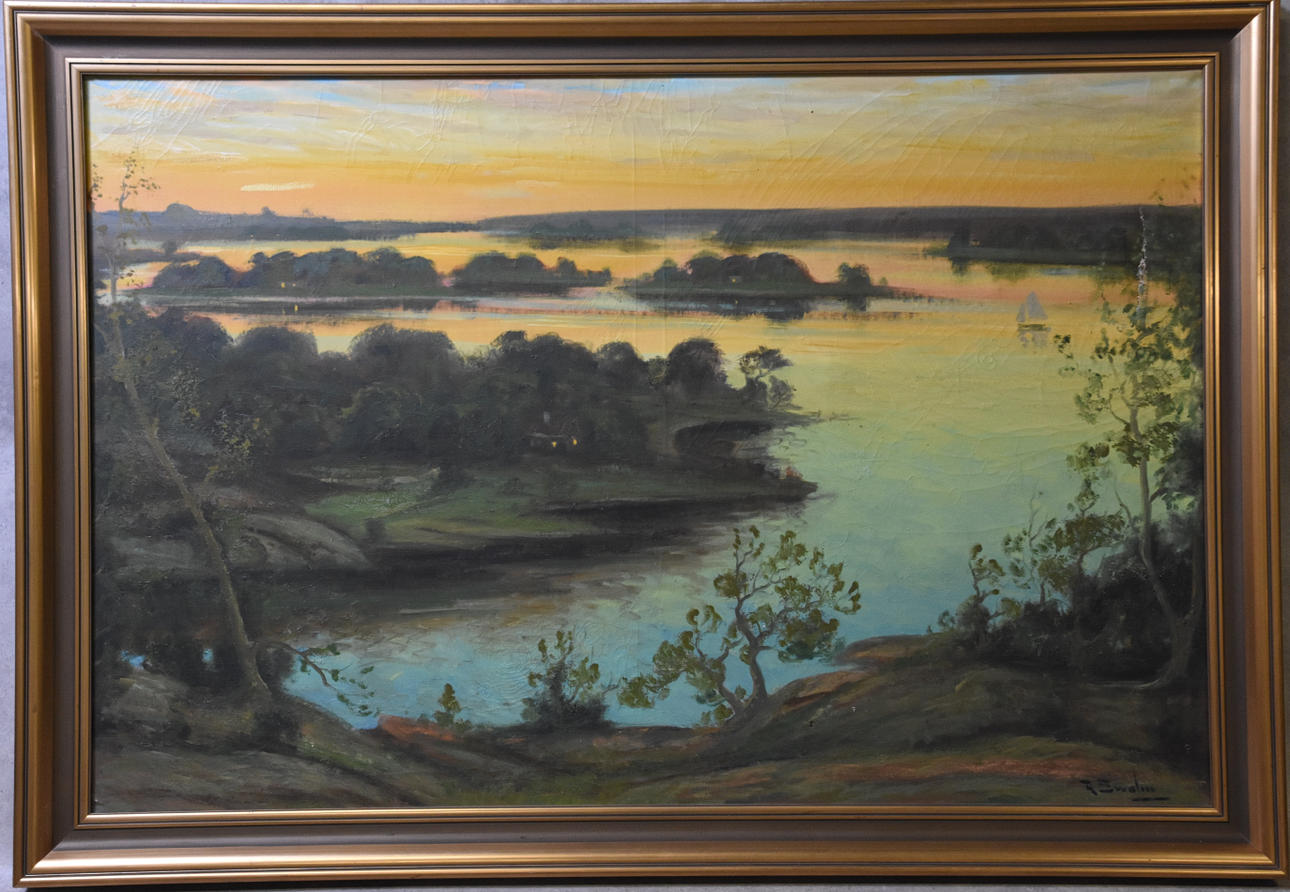 RAGNAR SWAHN. 1882-1964, olja på duk signerad.