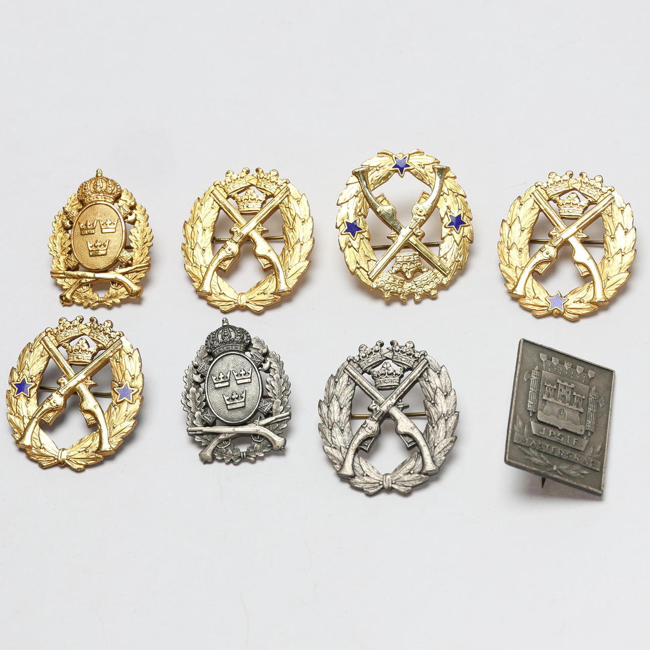Parti. Pins i silver, 61 gram.