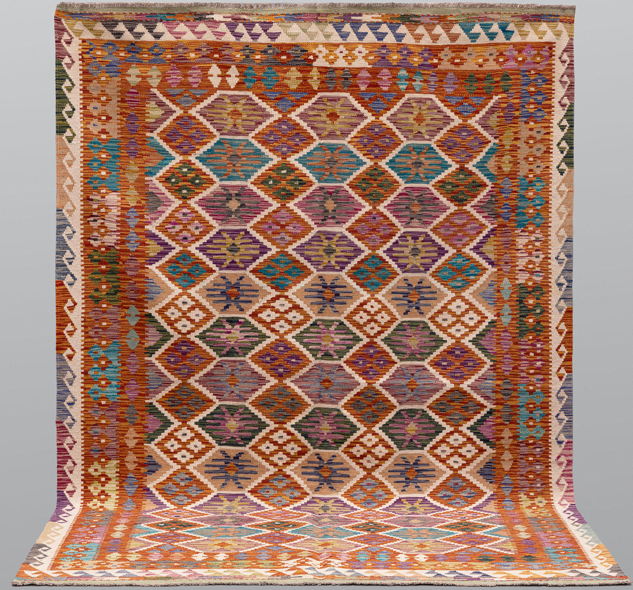 CARPET, Kilim, approx. 254 x 173 cm.