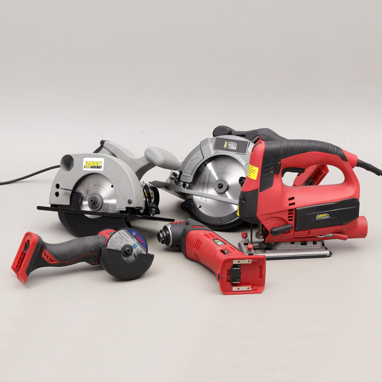 CIRCULAR SAWS etc., 5 pcs, Meec Tools, 2000s.