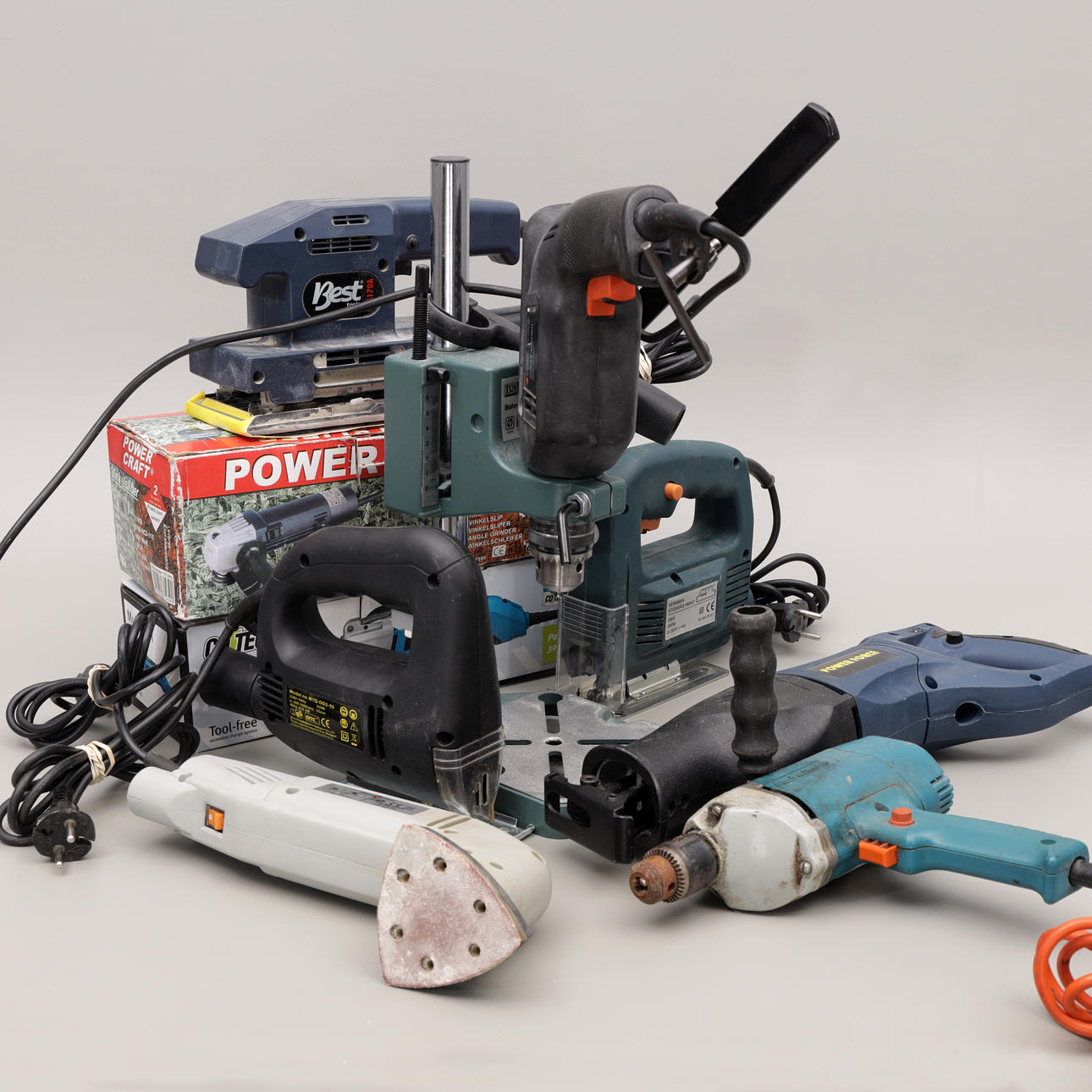 SAWS AND GRINDERS etc., 9 pcs, 2000s.