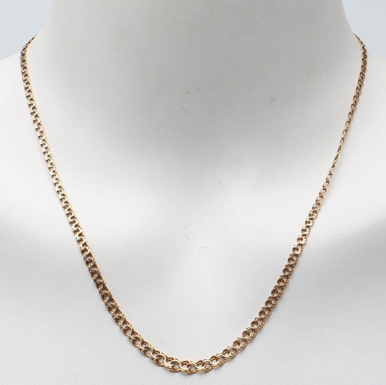 COLLIER, 18K guld, doserad bismarck.