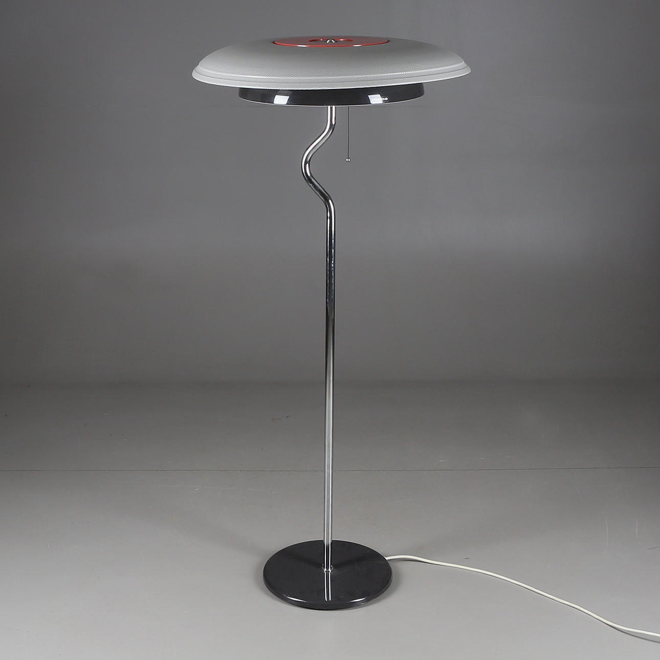 GOLVLAMPA, metall, "Softling", Hans Philip Zachau för Ateljé Lyktan, formgiven 1982.