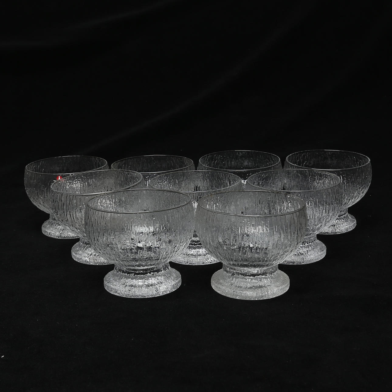 SKÅLAR, 9 st, glas, Iittala.