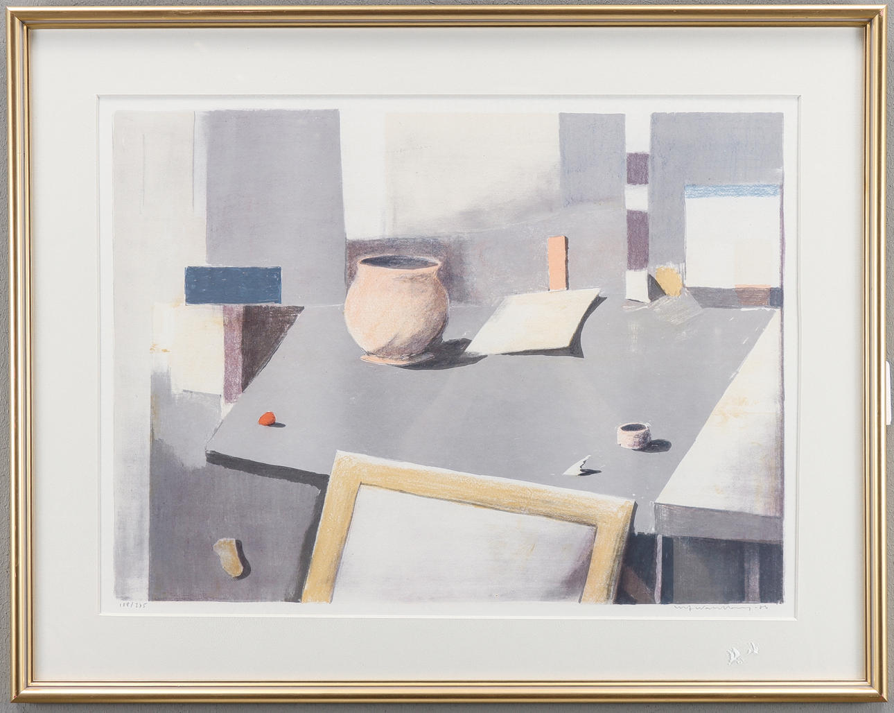 ULF WAHLBERG. Lithograph 188/375, signed -84.