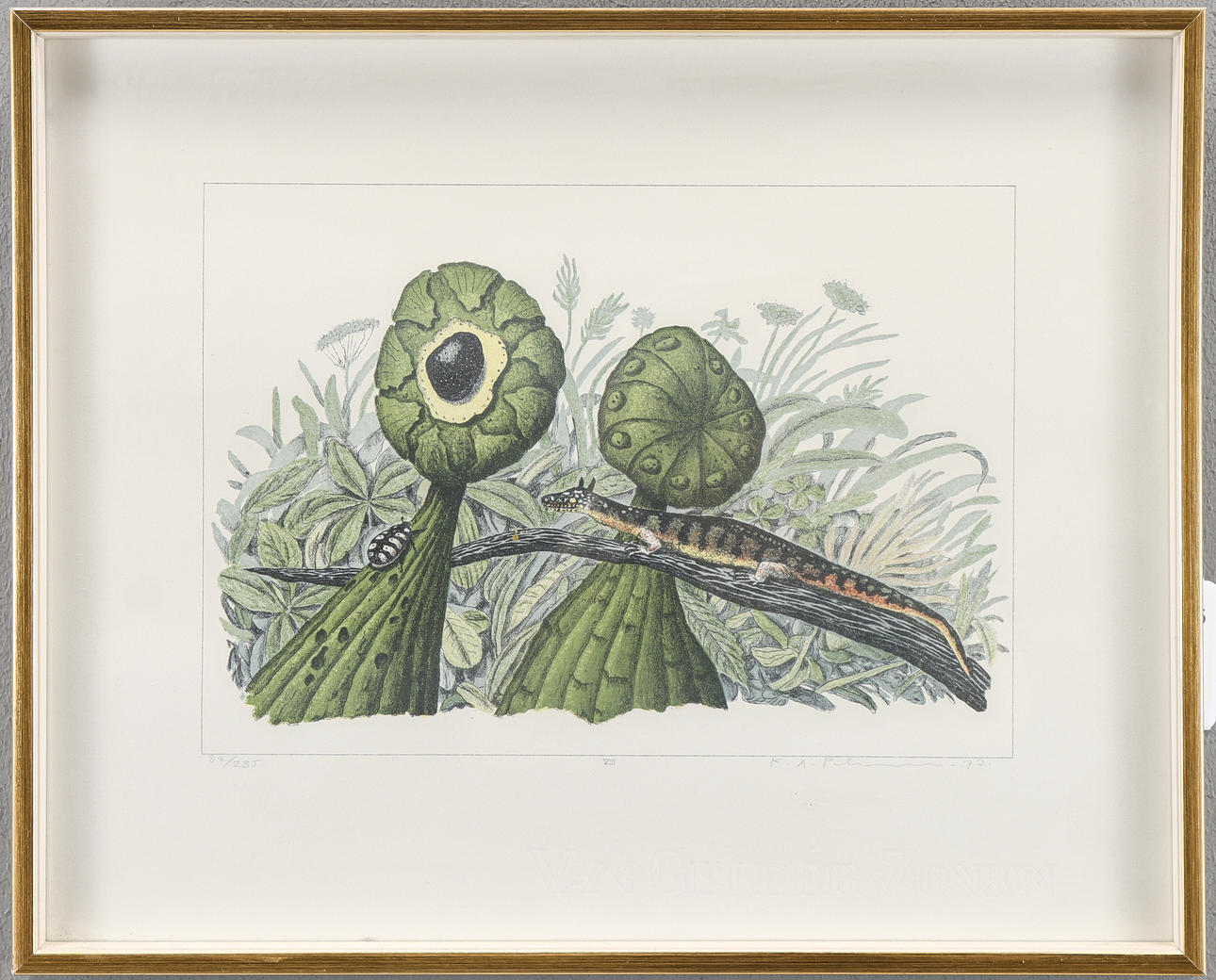 KARL AXEL PEHRSON. Lithograph 82/285, signed -70.