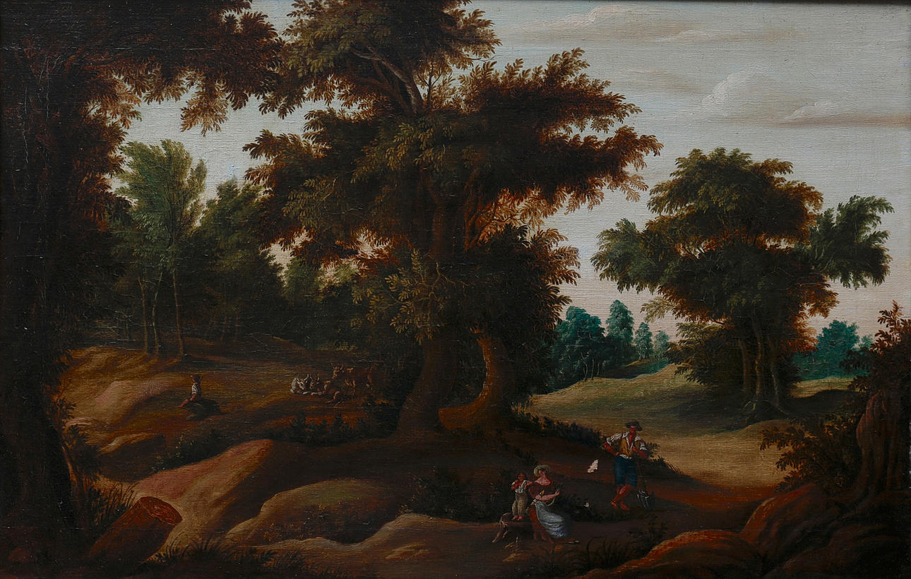 FRENCH SCHOOL, 19TH CENTURY. Landscape.