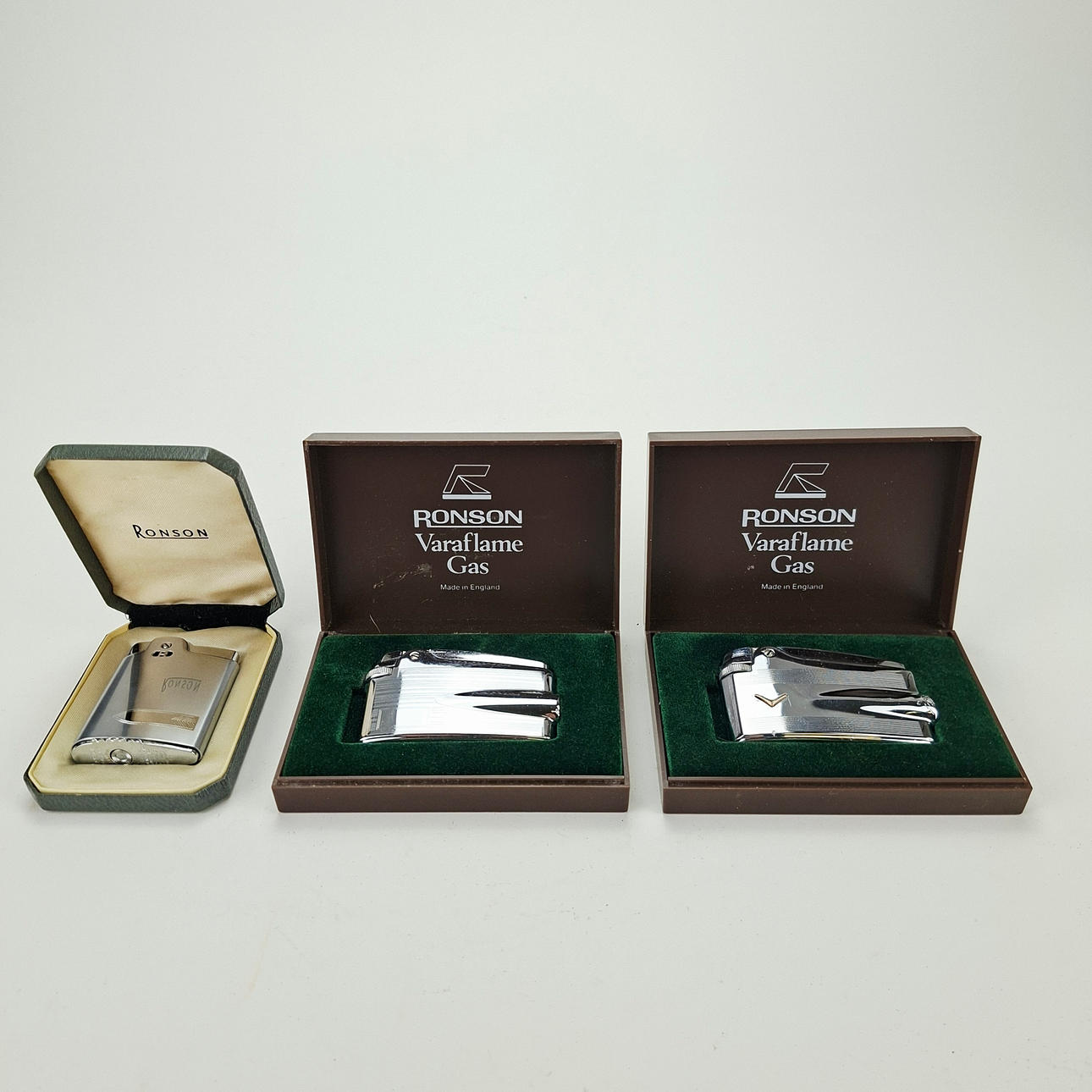 LIGHTERS, 3 pcs, Ronson, England.