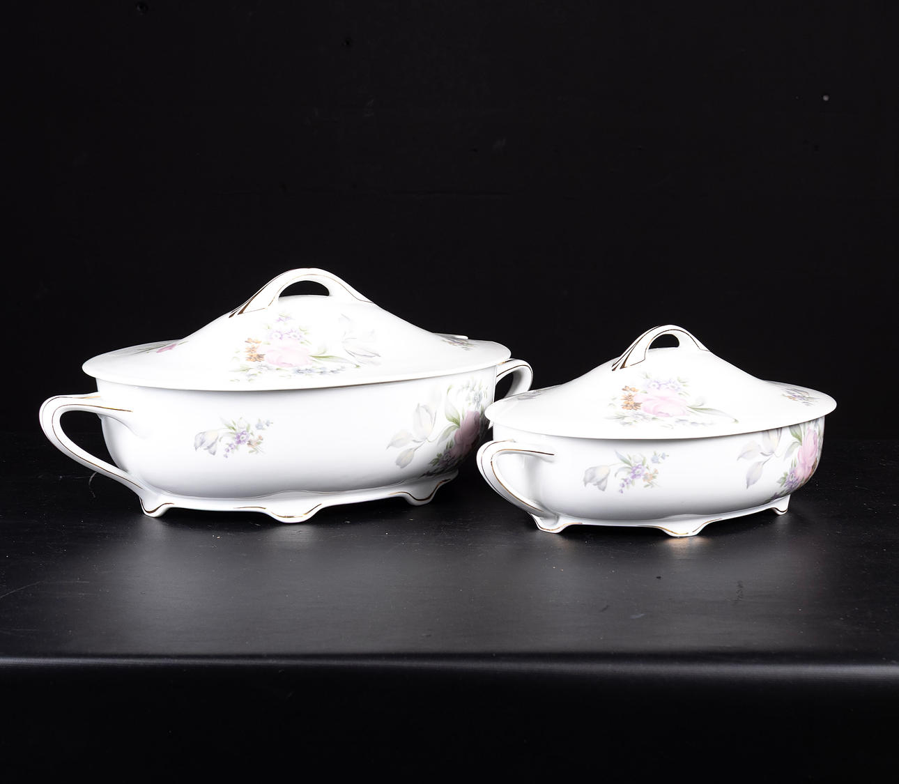 TUREEN, with lid, 2 pcs, Rosenthal, Germany.