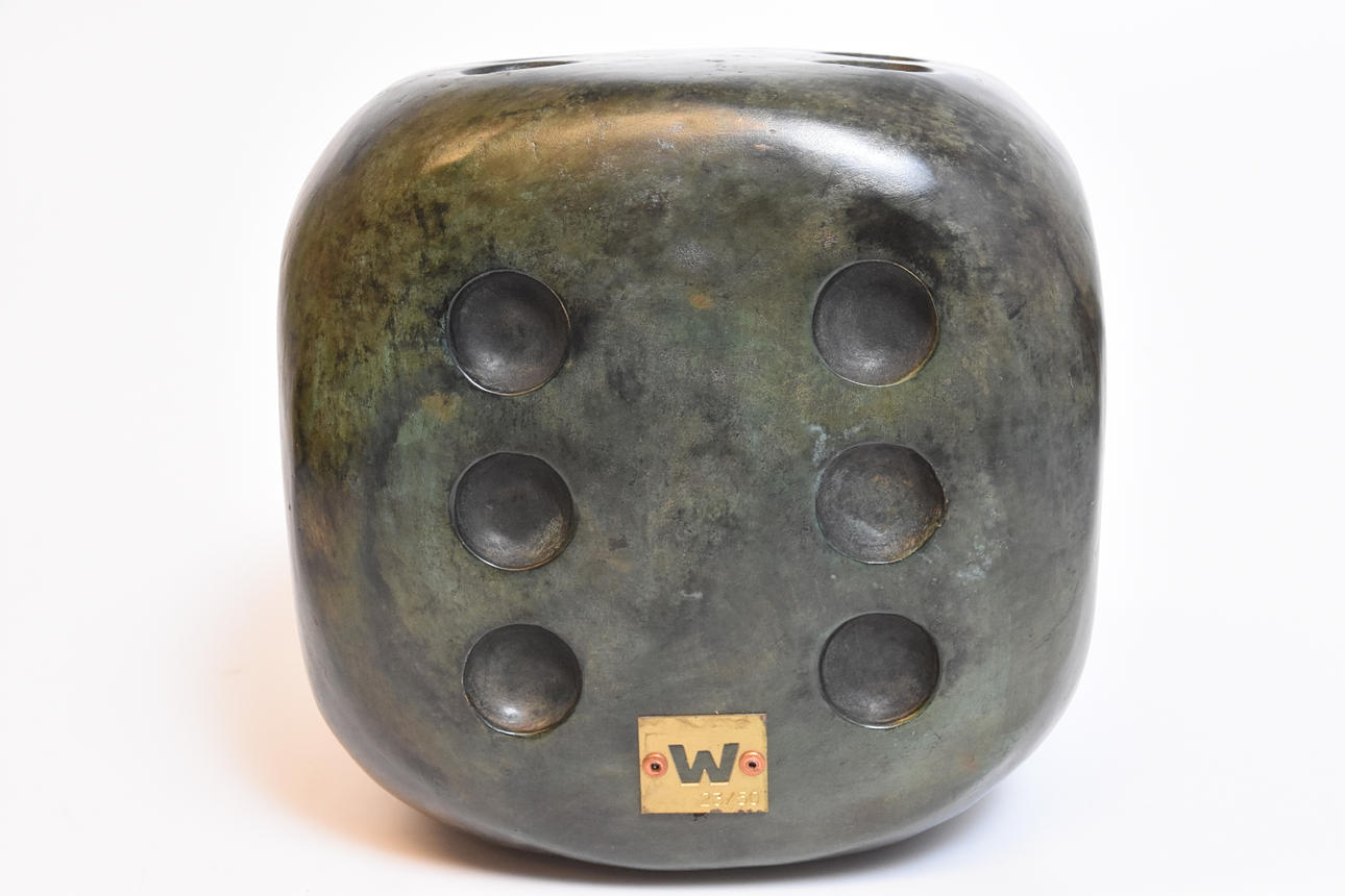 ANDRÉAS WARGENBRANT. skulptur, " Lucky " brons brickmärkt numrerad 23/50.