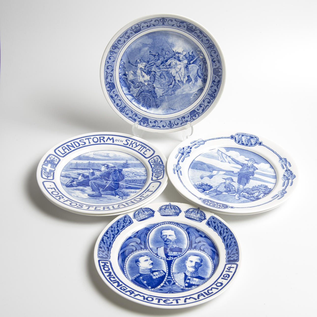 SAMLARTALLRIKAR, 6 stycken, Rörstrand, tidigt 1900-tal.