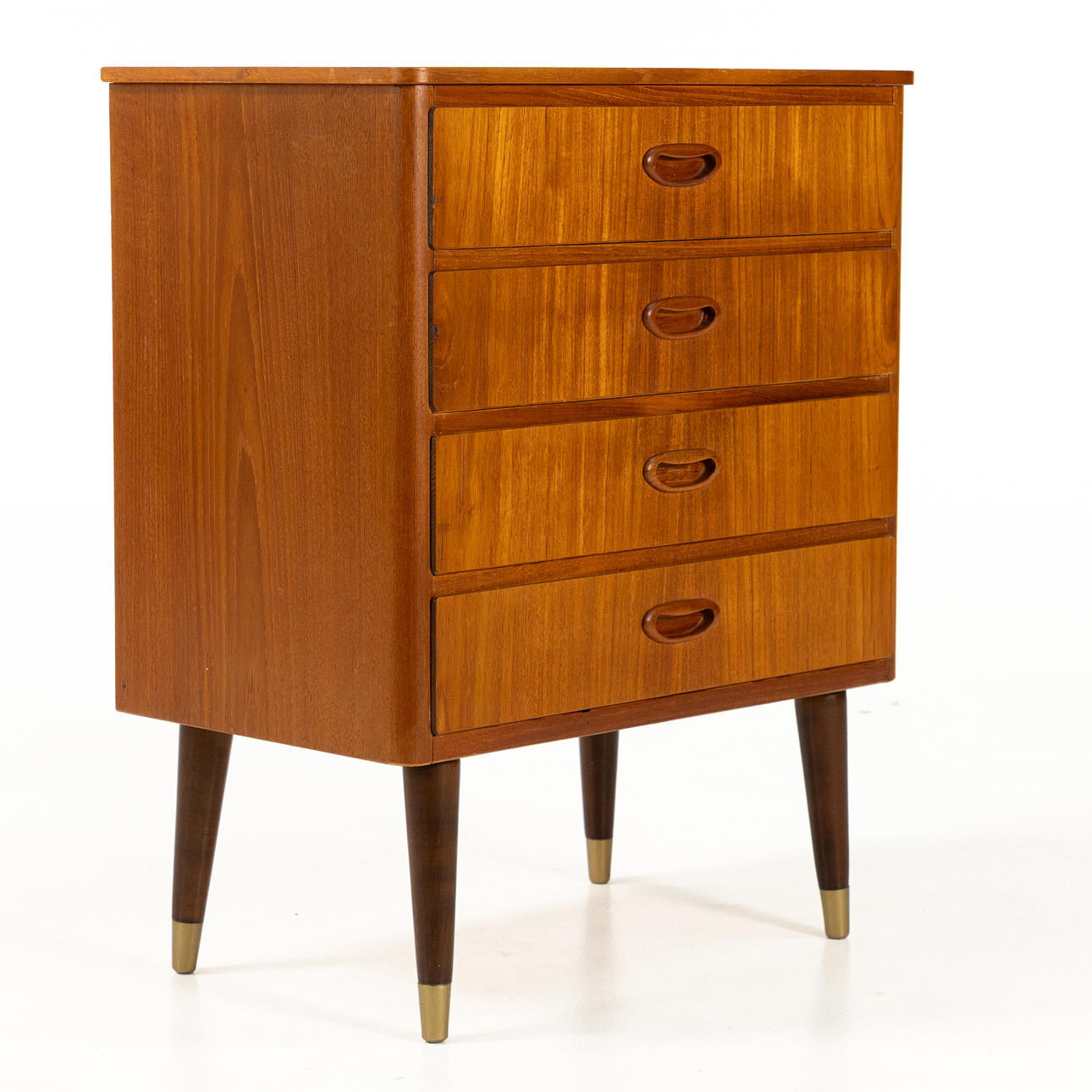 BYRÅ, teak, 4 lådor.