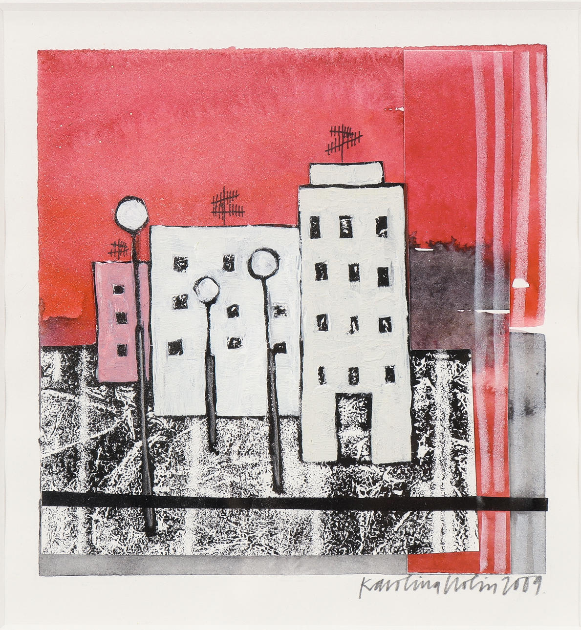 KAROLINA NOLIN. "Rödsvart stad".