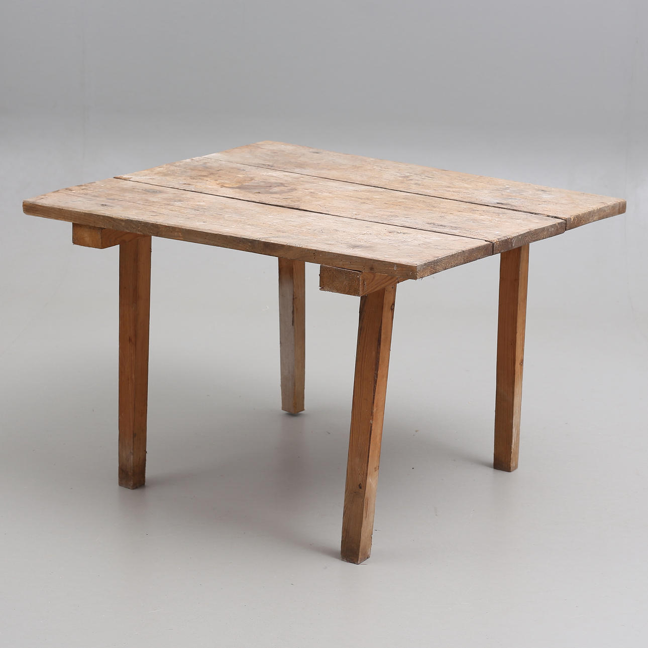 TABLE, homemade, 20th century.