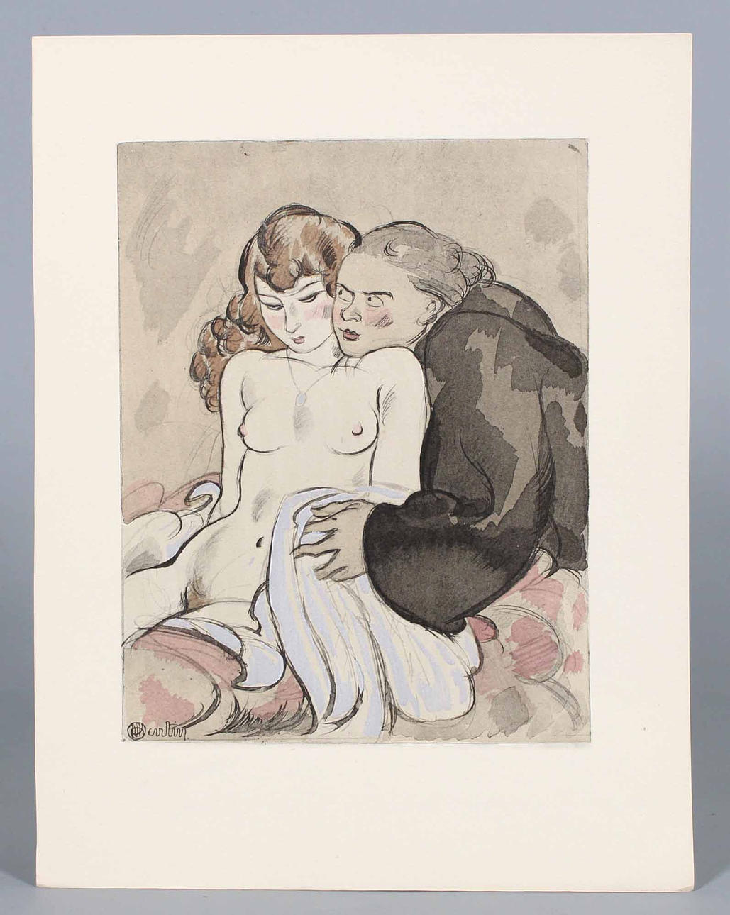 Erotic depiction after Charles Martin.