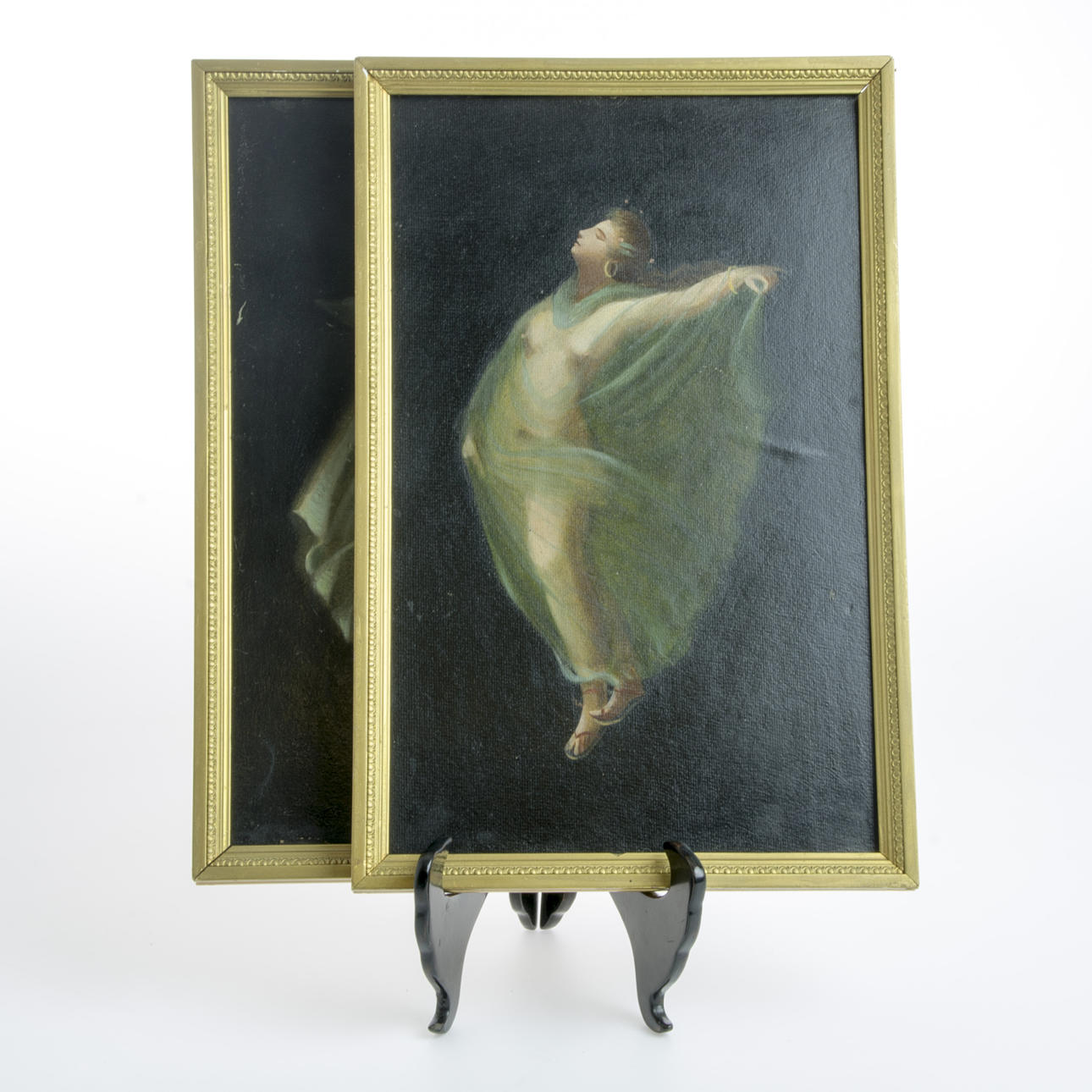 TAVLOR, 2 stycken, danserskor, tryck, 1900-talets första hälft.