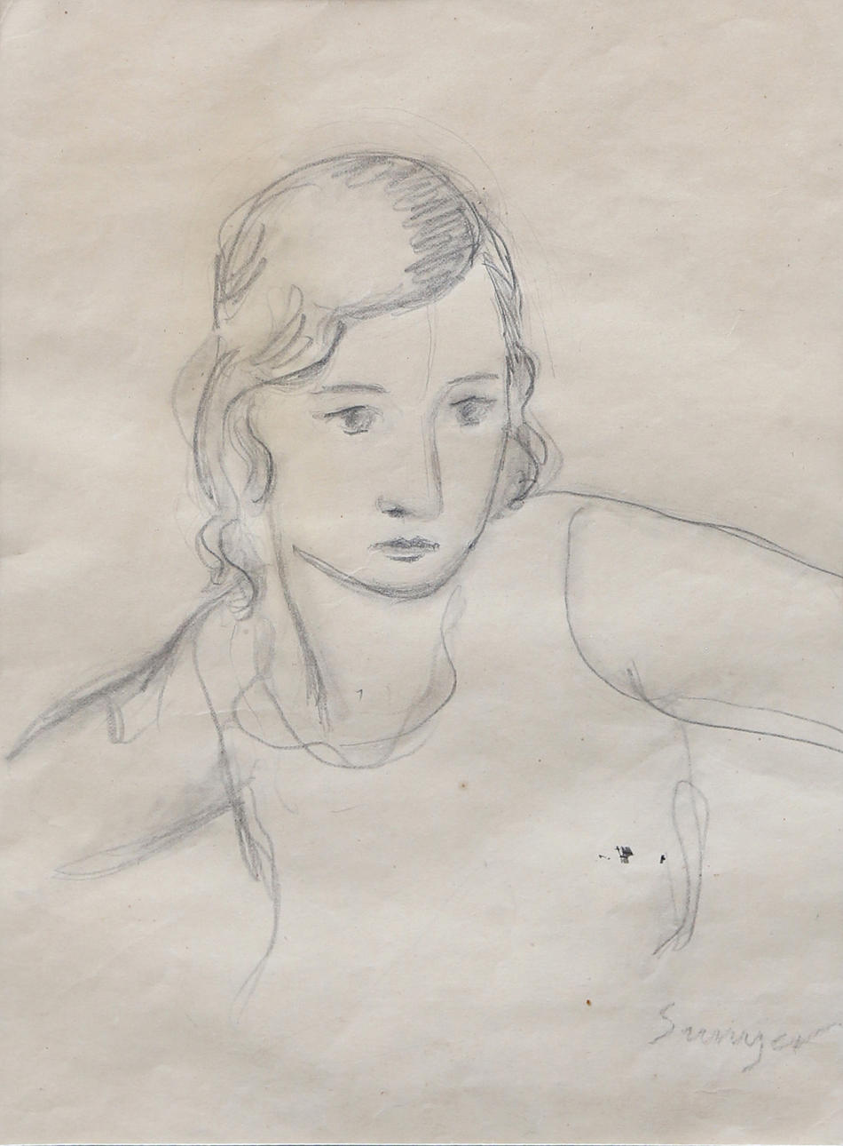 JOAQUIM SUNYER. A girl.