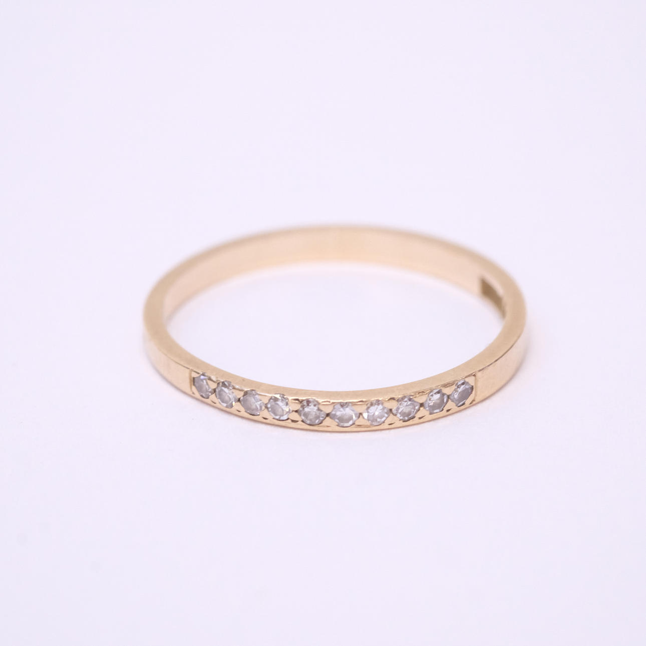 RING MED DIAMANTER, 18K GULD.
