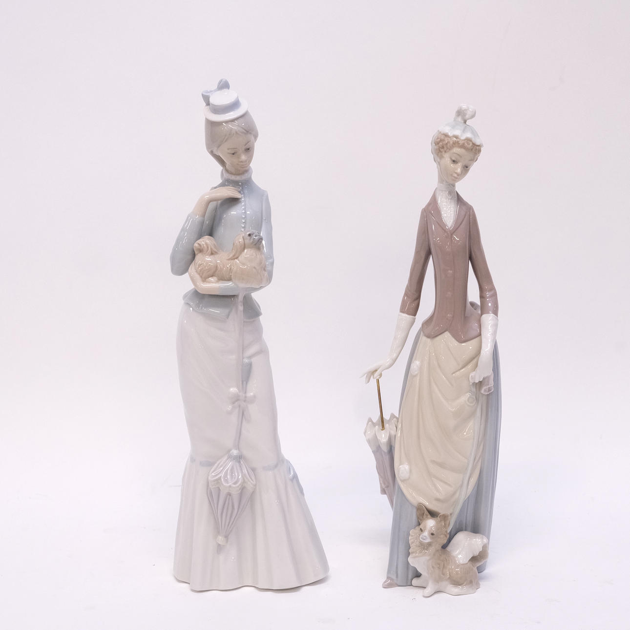 FIGURINER, LLADRO, TVÅ STYCKEN.