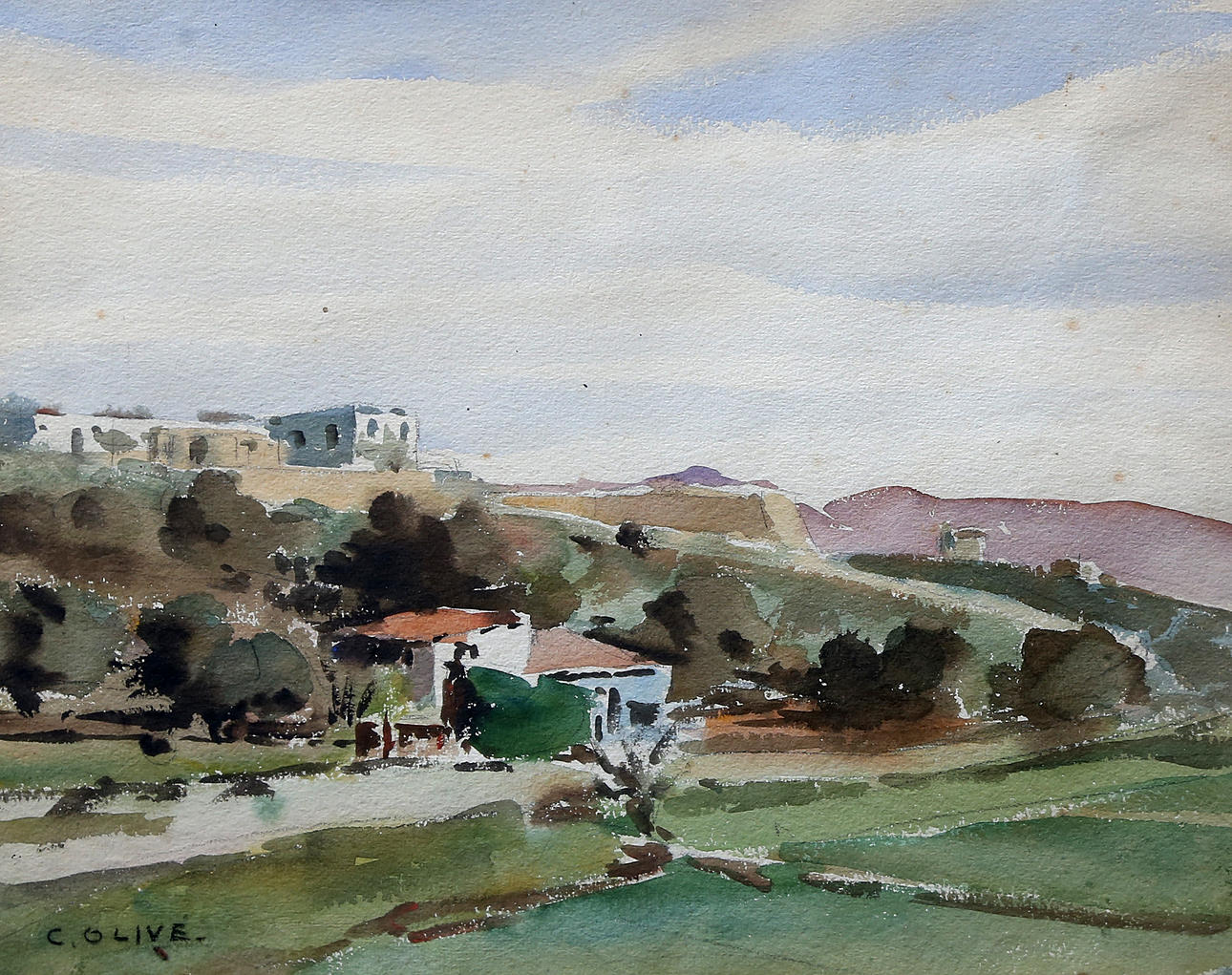 CEFERINO OLIVÉ. Landscape.