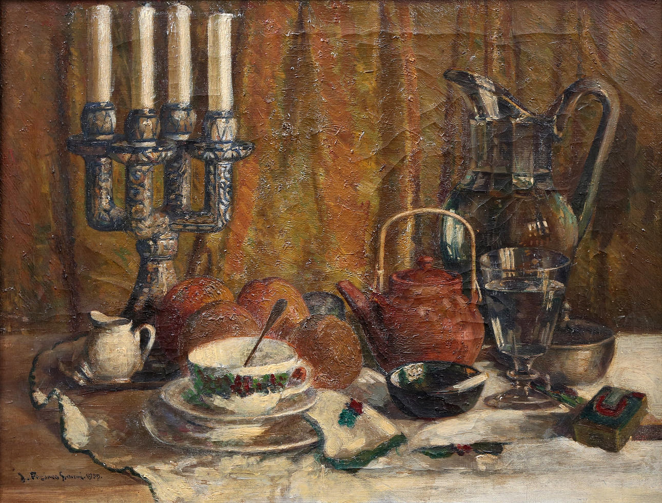 SEBASTIÀ FREIXAS VIVÓ. Stilleben.