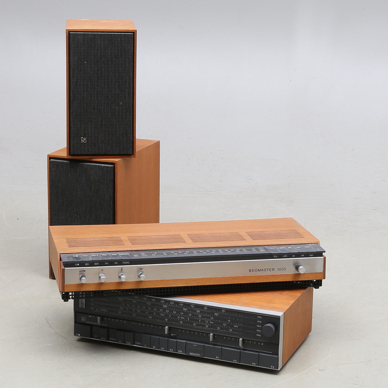 STEREO, 4 delar, Beomaster, Bang Olufsen, 1960-tal.