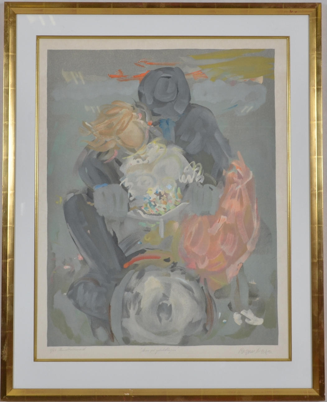 RAGNAR PERSON. Färglitografi, handkolorerad.