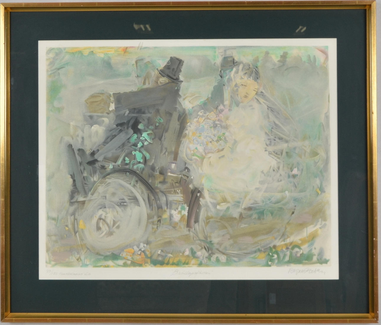 RAGNAR PERSON. Färglitografi, handkolorerad.