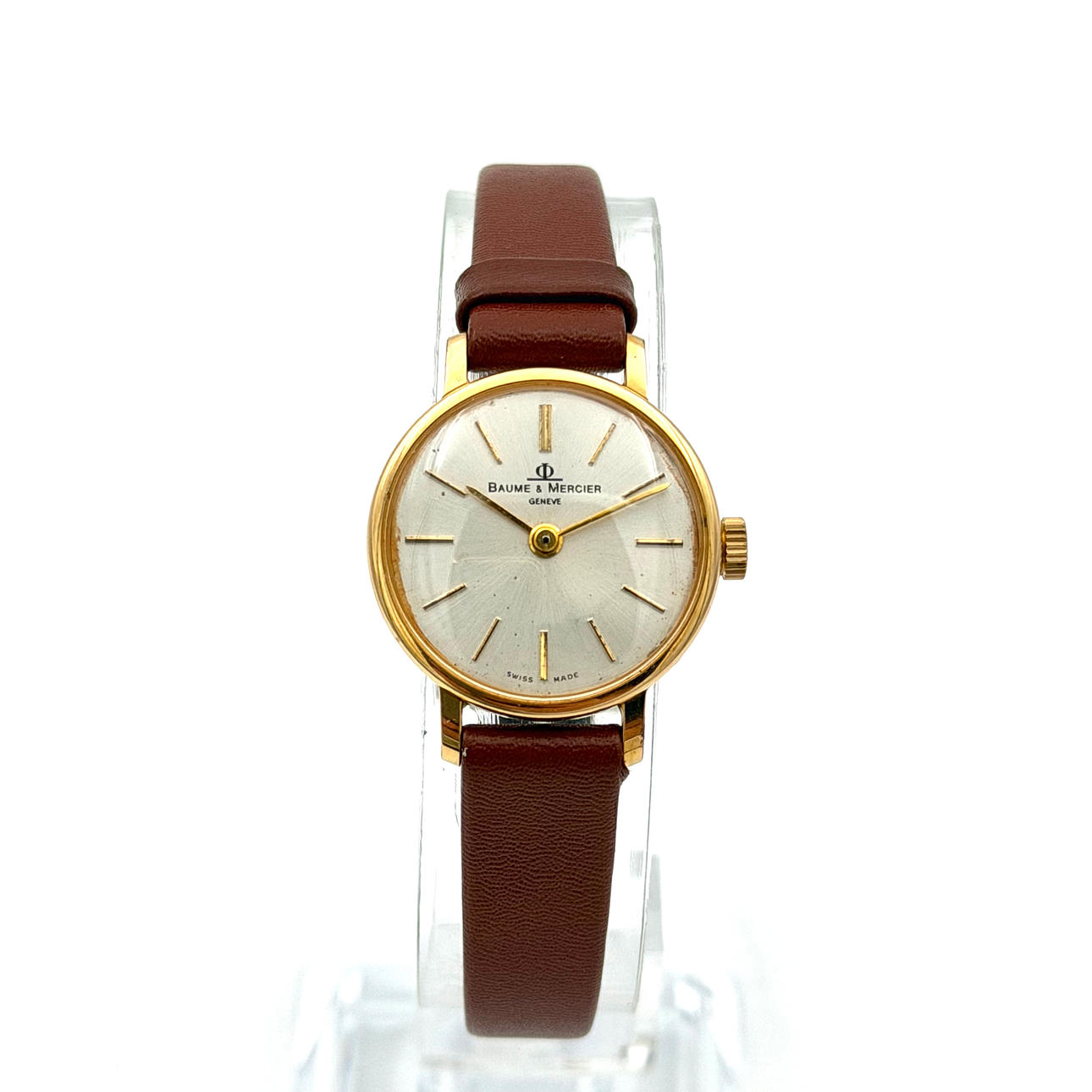 BAUME & MERCIER, armbandsur, manuell, gulddouble`.