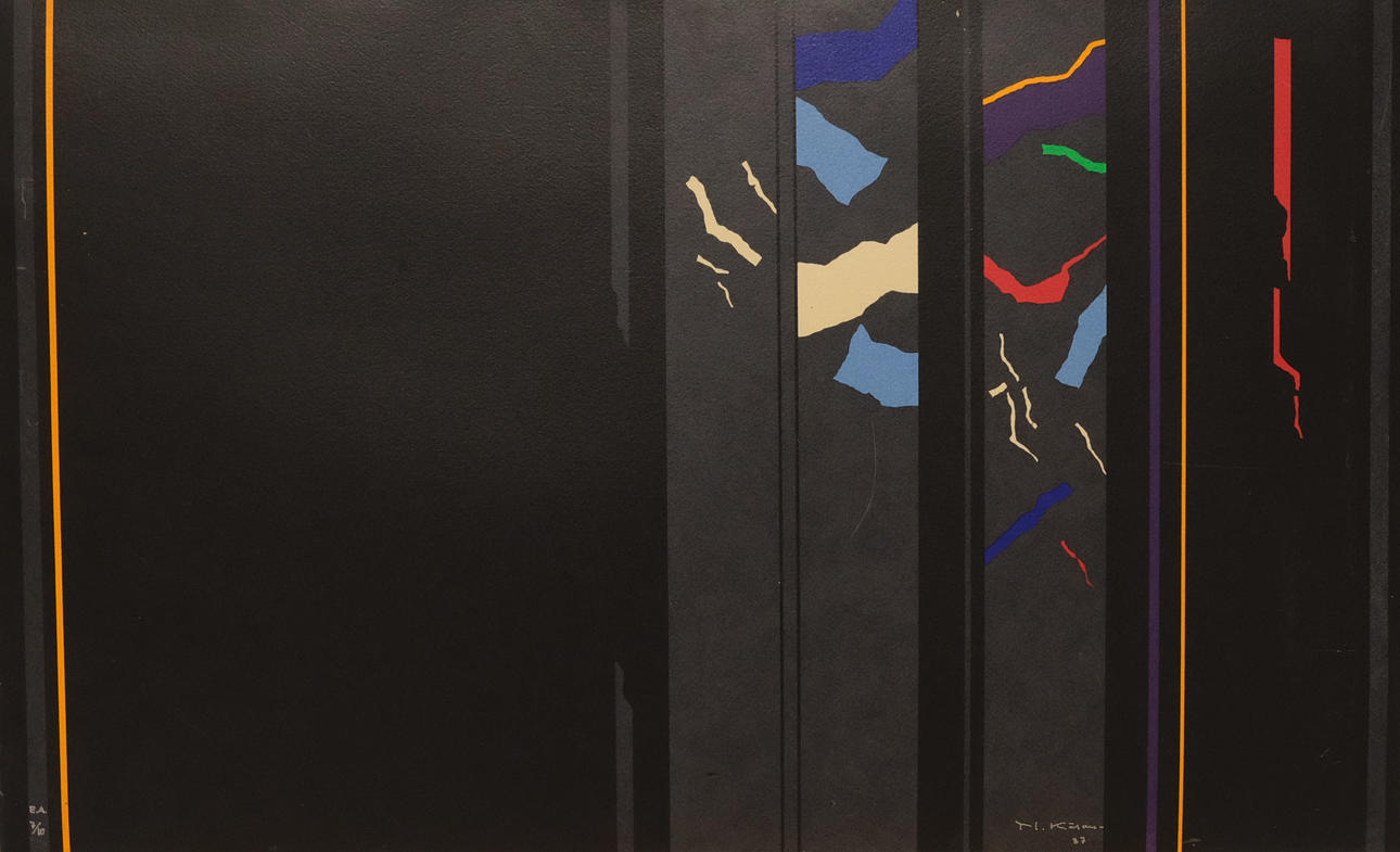 NILS KÖLARE. FÄRGLITOGRAFI, KOMPOSITION, E.A.