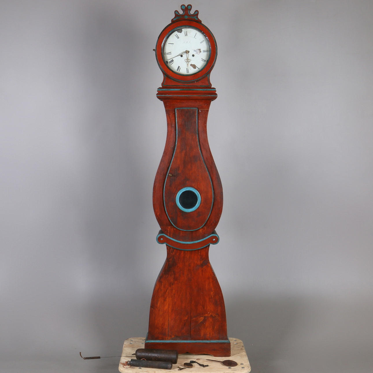 GOLVUR, moraklocka, AAS, Mora, 1800-tal.