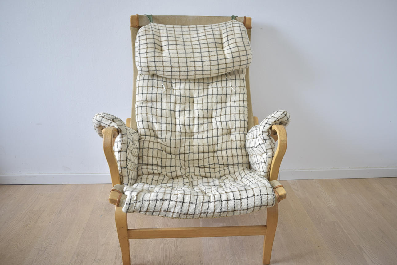 BRUNO MATHSSON. Pernilla stol, 1900S lavet af Dux.