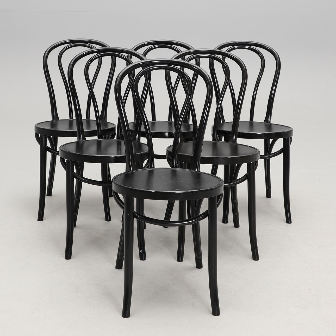 GILLIS LUNDGREN. Stolar, 6 st, "Öglan", IKEA.