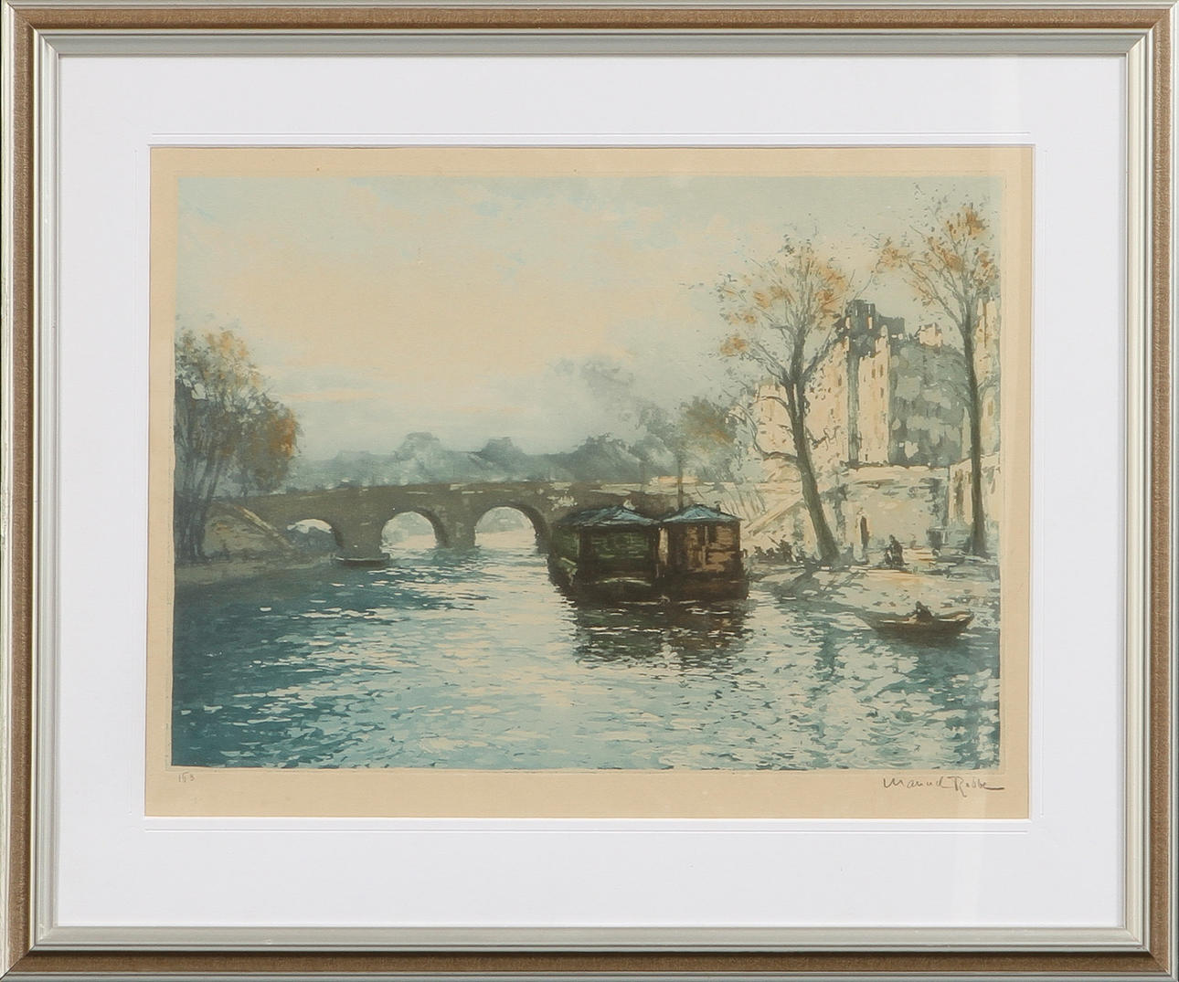 MANUEL ROBBE. etsning, sign.