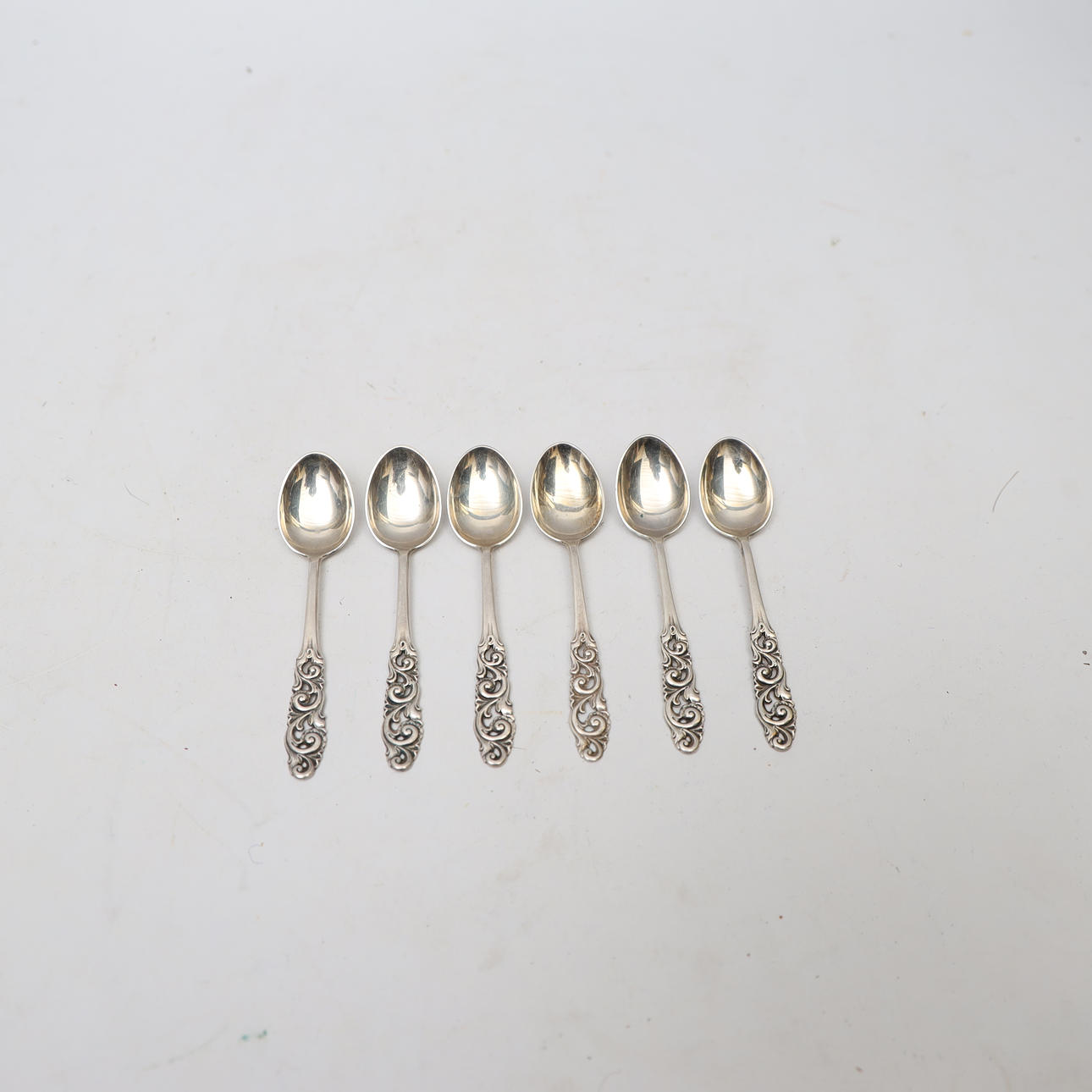 MOCCASKEDAR, 6st, modell "tornedal" Norge, silver.