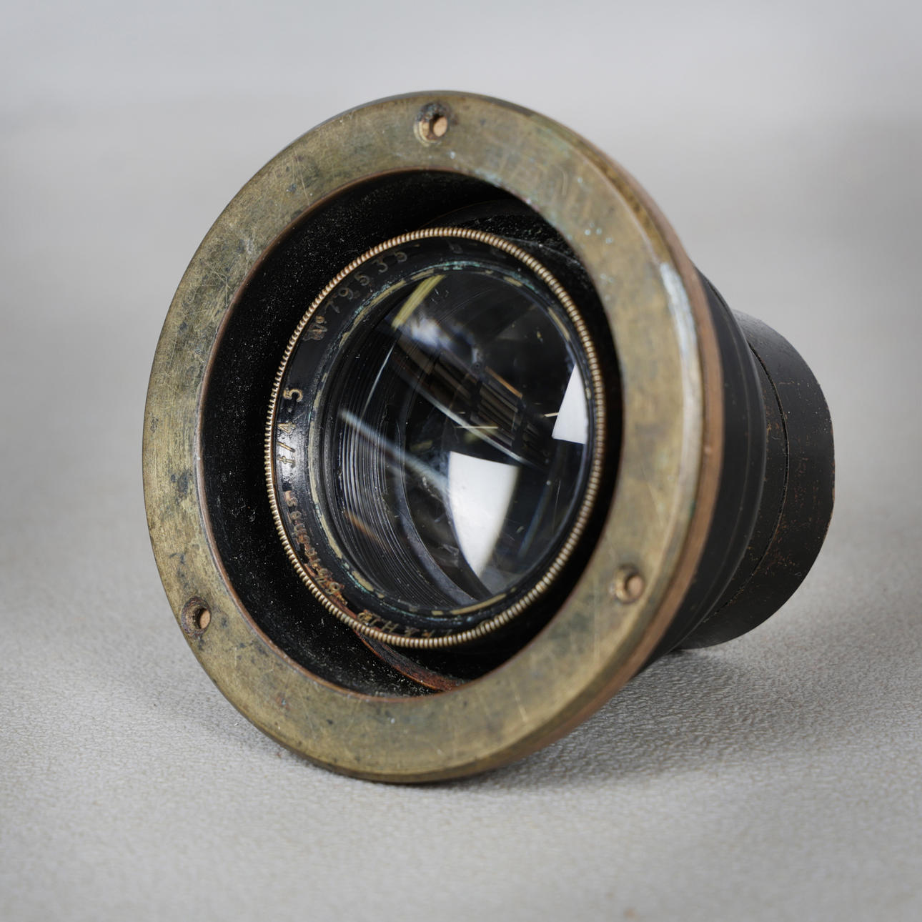 AN L-P COOKE ANASTIGMAT LENS.