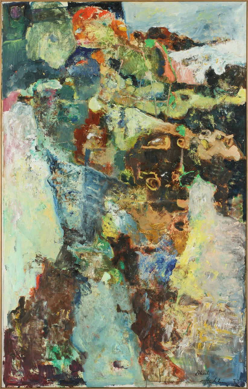 AKSELI HEIKKINEN. Olja på duk, signerad och daterad -73.