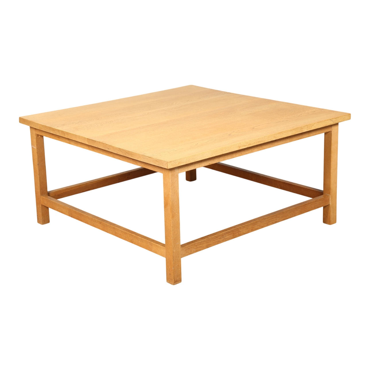 DANSK DESIGN. Sofabord af massivt egetræ, 1970'erne.